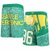 Best deal 🛒 Unbranded Youth Mitchell & Ness Green Seattle SuperSonics Hardwood Classics Jumbotron Shorts 🔥