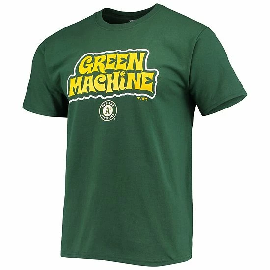 Brand new 😀 Unbranded Men's Green Oakland Athletics Local Tri-Blend T-Shirt 🥰 - Image 3