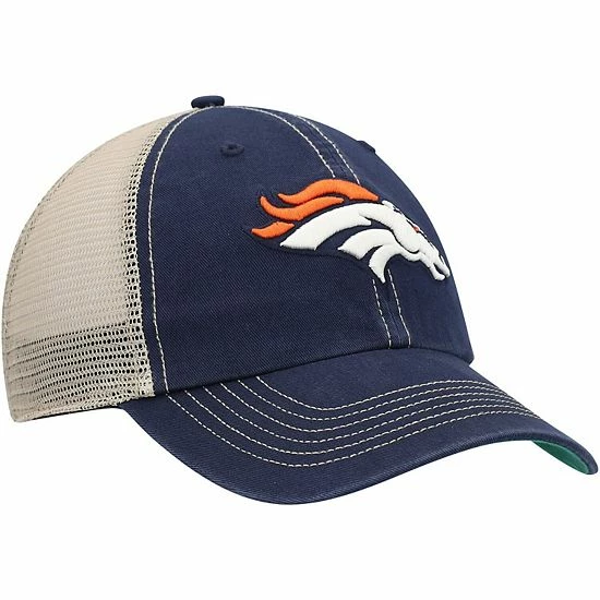Outlet ๐ Unbranded Men's '47 Navy/Natural Denver Broncos Trawler Trucker Clean Up Snapback Hat ๐ - Image 4