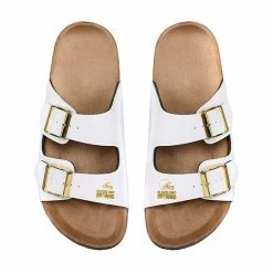 Outlet 💯 Unbranded 👩 Women's FOCO Cleveland Browns Double-Buckle 🩴 Sandals 🎉