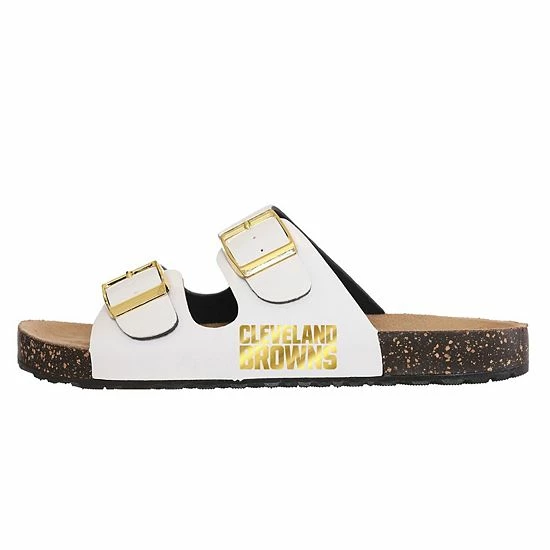 Outlet 💯 Unbranded 👩 Women's FOCO Cleveland Browns Double-Buckle 🩴 Sandals 🎉 - Image 3