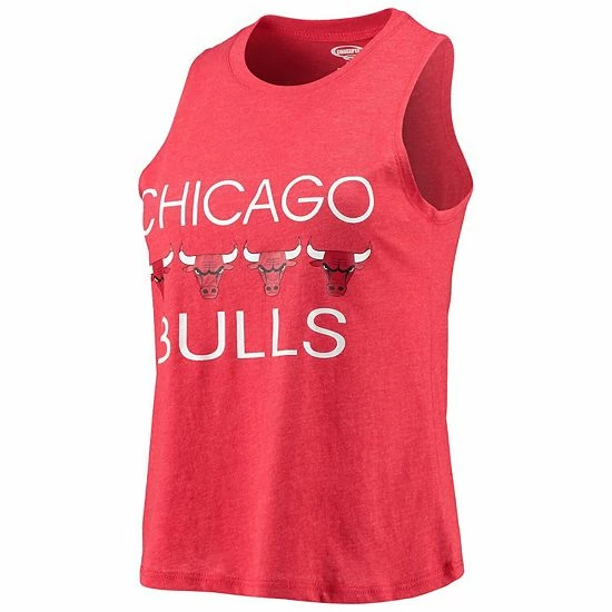 Hot Sale ๐ Unbranded ๐ฉ Women's Concepts Sport Heathered Red/Heathered Black Chicago Bulls Tank Top & Pants Sleep Set โ๏ธ - Image 3