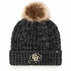 Best reviews of 🎁 Unbranded 👩 Women's '47 Black Colorado Buffaloes Meeko Logo Cuffed Knit Hat With Pom ⌛