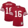 Outlet ❤️ Unbranded Infant Mitchell & Ness Joe Montana Scarlet San Francisco 49ers 1990 Retired Legacy Jersey ✔️