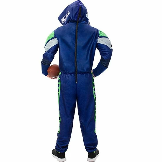 Discount ❤️ Unbranded Men's College Navy Seattle Seahawks Game Day Costume 👍 - Image 5