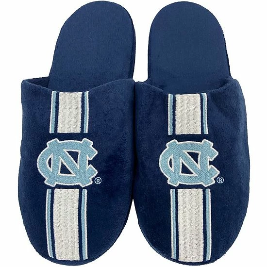 Budget ๐ Unbranded Youth FOCO North Carolina Tar ๐ Heels Team Stripe Slippers ๐ - Image 2