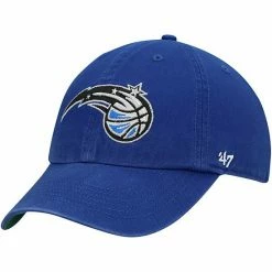 Budget 🔥 Unbranded Men's '47 Blue Orlando Magic Team Franchise Fitted Hat ⌛