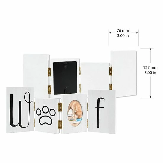 Budget ๐ Unbranded Woof Accordion ๐ถ Dog 3.5" X 2.5" Frame โ๏ธ - Image 2