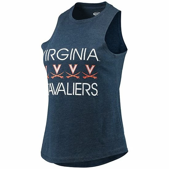Wholesale ✨ Unbranded 👩 Women's Concepts Sport Orange/Navy Virginia Cavaliers Tank Top & Pants Sleep Set 🥰 - Image 3