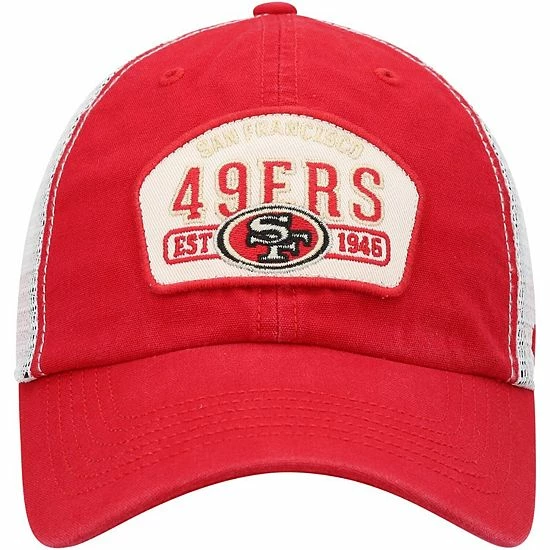 Best reviews of ✔️ Unbranded Men's '47 Scarlet San Francisco 49ers Penwald Trucker Clean Up Snapback Hat 😉 - Image 3