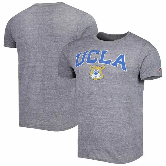 Best deal ๐ Unbranded Men's League Collegiate Wear Heather Gray UCLA Bruins 1965 Arch Victory Falls Tri-Blend T-Shirt ๐ - Image 2