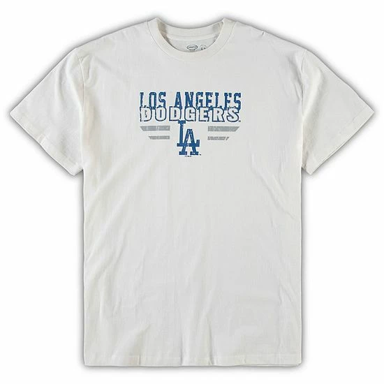 New โ Unbranded Men's Concepts Sport White/Royal Los Angeles Dodgers Big & Tall Pinstripe Sleep Set ๐ฏ - Image 3