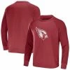 Outlet 🌟 Unbranded Men's NFL X Darius Rucker Collection By Fanatics Cardinal Arizona Cardinals Raglan Fleece Pullover Sweatshirt 🤩