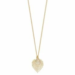 Budget 🔔 Unbranded 18k Gold Over Silver Cubic Zirconia Peacock Pendant Necklace ⭐