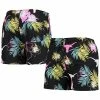 Cheapest 🎁 Unbranded Men's FOCO Black Texas Longhorns Neon Floral Swim Trunks 🎉