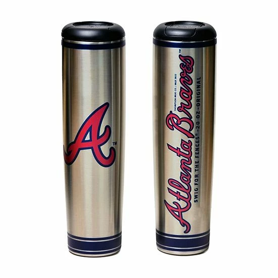 Brand new 🎁 Unbranded Atlanta Braves 20 Oz. Metal Bat Tumbler ✨