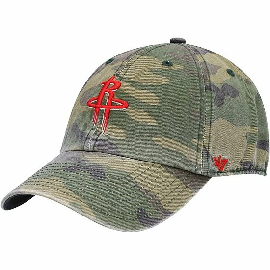 Best deal ❤️ Unbranded Men's '47 Camo Houston Rockets Clean Up Adjustable Hat ✔️