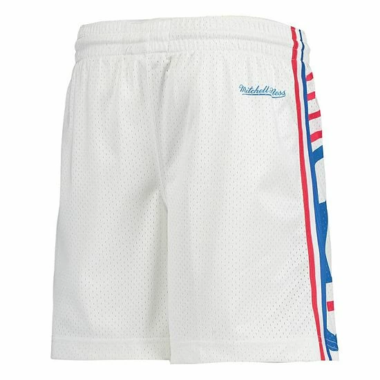 Top 10 ⭐ Unbranded Youth Mitchell & Ness White/Red LA Clippers Hardwood Classics Big Face 2.0 Mesh Shorts 😀 - Image 2