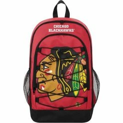 Discount 🥰 Unbranded FOCO Chicago Blackhawks Big Logo Bungee 🎒 Backpack ✔️