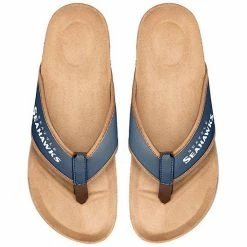 Best reviews of 😉 Unbranded Men's FOCO Seattle Seahawks Cork Flip Flops 🧨