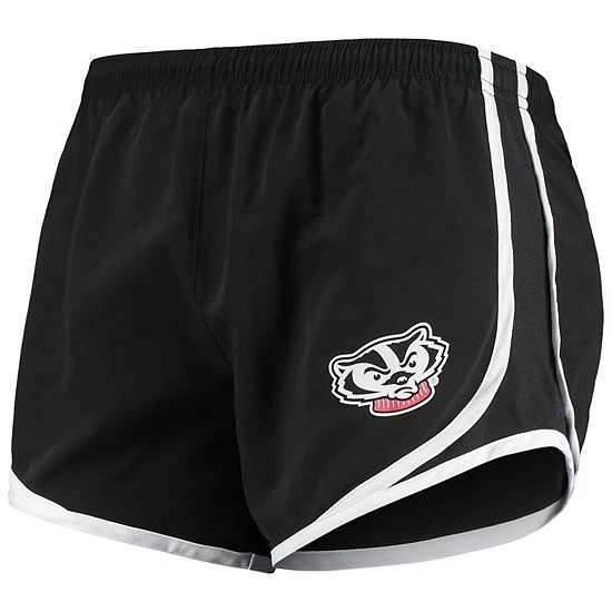 Hot Sale ๐ Unbranded ๐ฉ Women's Black/White Wisconsin Badgers Elite Shorts ๐ - Image 3