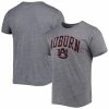 Wholesale 🧨 Unbranded Men's League Collegiate Wear Heather Gray Auburn Tigers 1965 Arch Victory Falls Tri-Blend T-Shirt ❤️