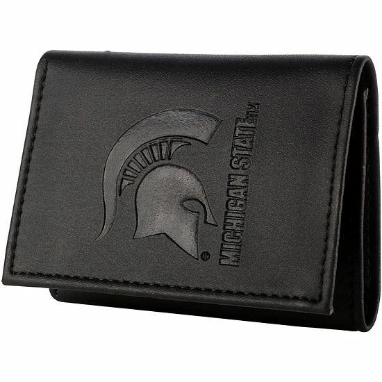 Deals ✔️ Unbranded Men's Black Michigan State Spartans Hybrid Tri-Fold Wallet ✔️ - Image 2