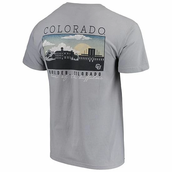 Coupon ✨ Unbranded Men's Gray Colorado Buffaloes Comfort Colors Campus Scenery T-Shirt 🌟 - Image 4