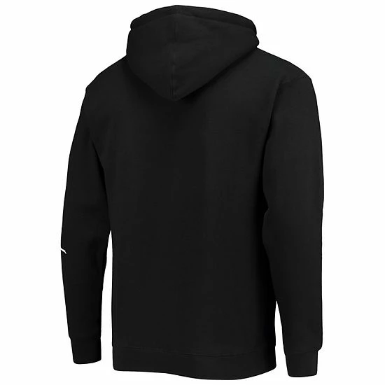 New ๐งจ Unbranded Men's Mitchell & Ness Black Atlanta Braves Hyper Hoops Pullover Hoodie ๐ - Image 3