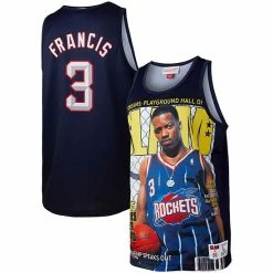 Brand new 👍 Unbranded Men's Mitchell & Ness Steve Francis Navy Houston Rockets Slam Player Tank Top 🎁