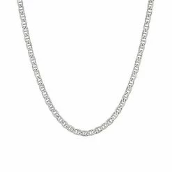 Hot Sale ✔️ Unbranded Sterling Silver 3.5 Mm Mariner Chain Necklace - 20 In. 👏