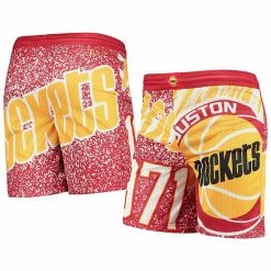 Buy 🔥 Unbranded Youth Mitchell & Ness Red Houston Rockets Hardwood Classics Jumbotron Shorts ❤️