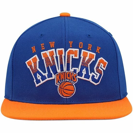Budget ๐ Unbranded Men's Mitchell & Ness Blue/Orange New York Knicks Gradient Wordmark Snapback Hat ๐ - Image 3