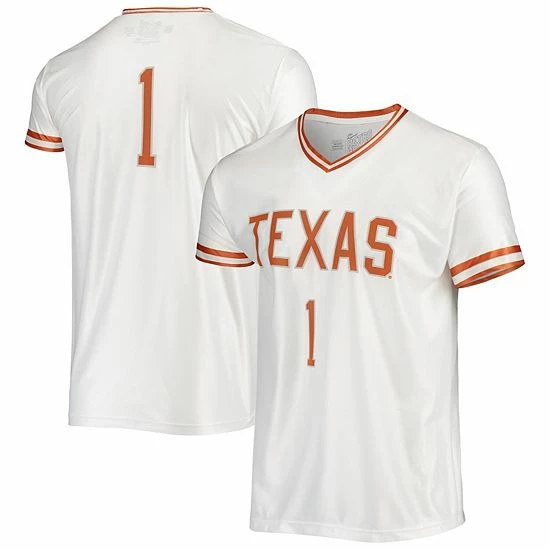 Budget ๐ Unbranded Men's Original Retro Brand White Texas Longhorns ๐ Basketball Jersey ๐คฉ