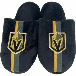 Outlet ✨ Unbranded Youth FOCO Vegas Golden Knights Team Stripe Slippers 🤩