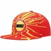 Best Sale ⭐ Unbranded Men's Mitchell & Ness Red Houston Rockets Hardwood Classics Earthquake Snapback Hat 💯