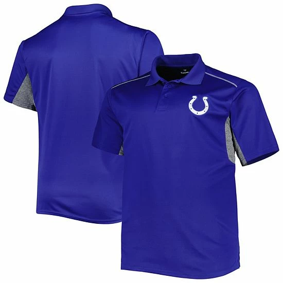 Promo ๐ Unbranded Men's Royal Indianapolis Colts Big & Tall Team Color Polo โ๏ธ - Image 2