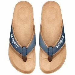 Coupon ✔️ Unbranded Men's FOCO New England Patriots Cork Flip Flops 😀