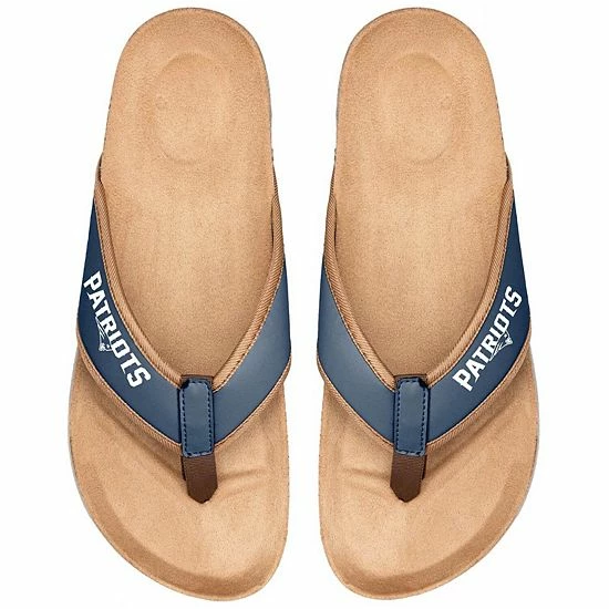 Coupon ✔️ Unbranded Men's FOCO New England Patriots Cork Flip Flops 😀 - Image 2