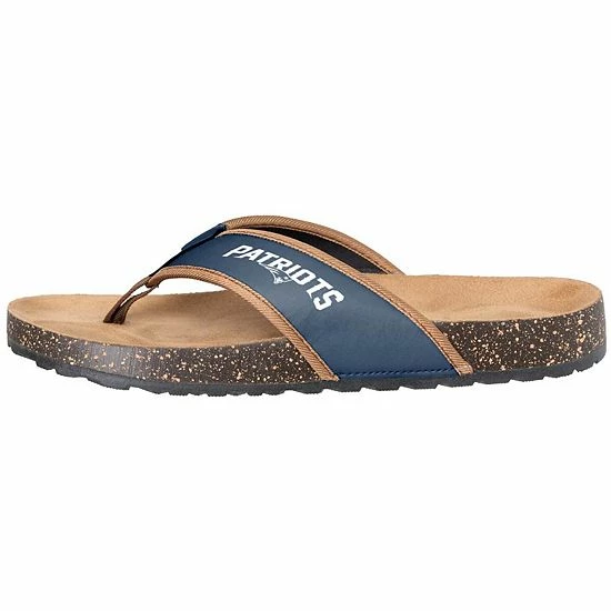 Coupon ✔️ Unbranded Men's FOCO New England Patriots Cork Flip Flops 😀 - Image 3