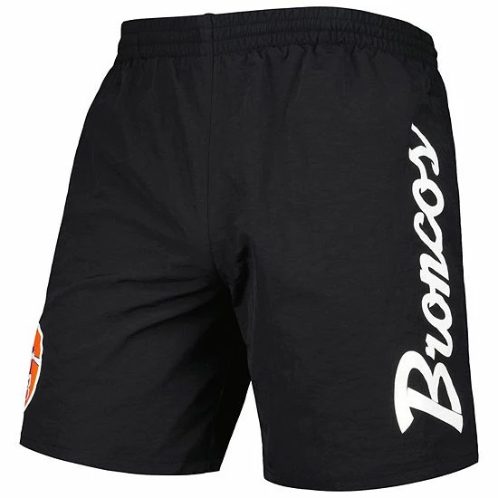 Outlet ๐คฉ Unbranded Men's Mitchell & Ness Black Team Essentials Nylon Shorts ๐ - Image 3