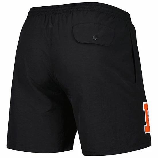 Outlet ๐คฉ Unbranded Men's Mitchell & Ness Black Team Essentials Nylon Shorts ๐ - Image 4