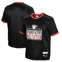 Budget ⌛ Unbranded Men's Mitchell & Ness Black D.C. United Since '96 Sublimated T-Shirt ⭐
