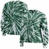 Deals ✔️ Unbranded 👩 Women's WEAR By Erin Andrews Green Michigan State Spartans Tie-Dye Long Sleeve T-Shirt ✨