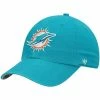 Best Sale 😀 Unbranded Men's '47 X Zubaz Aqua Miami Dolphins Undervisor Clean Up Adjustable Hat 🔔