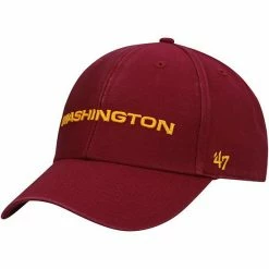 New 🥰 Unbranded Men's '47 Burgundy Washington Football Team Legend MVP Adjustable Hat ✔️