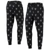 Promo 💯 Unbranded The Wild Collective Black Brooklyn Nets Allover Logo Jogger Pants ⭐