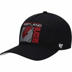 Best Sale 🛒 Unbranded Men's '47 Black Portland Trail Blazers Reflex Hitch Snapback Hat 😀