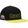 Flash Sale ❤️ Unbranded Men's Mitchell & Ness Black/Gold Denver Nuggets Hardwood Classics Satin Reload Snapback Hat 🎁