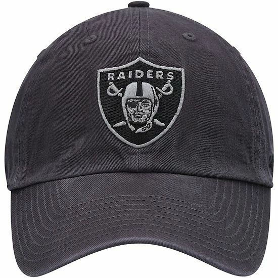 Cheapest 🔥 Unbranded Men's '47 Charcoal Las Vegas Raiders Clean Up Tonal Adjustable Hat 😀 - Image 3